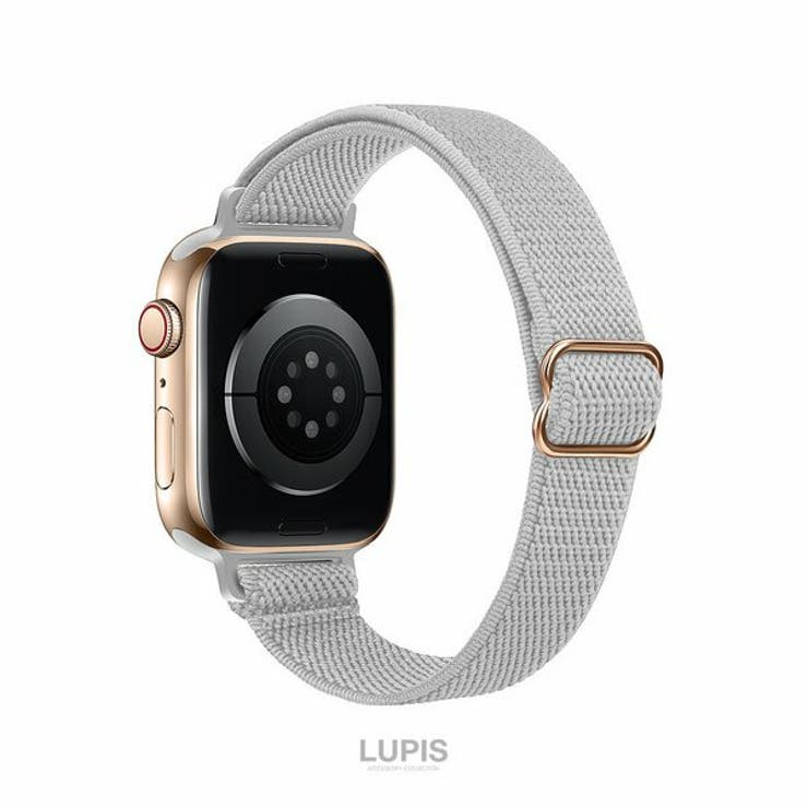 グレー | シンプルカラーゴムAppleWatchバンド【38mm・40mm・41mm】 | LUPIS