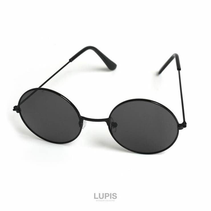 ブラック | 【KIDS(子供用)】ラウンドカラーレンズサングラス | LUPIS