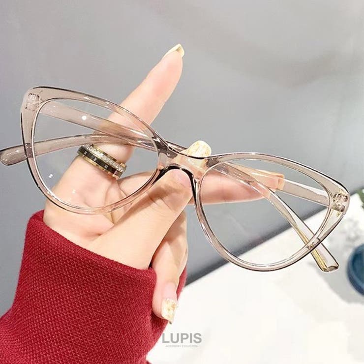 フォックスフレーム伊達メガネ[品番：LPSA0005001]｜LUPIS（ルピス）の