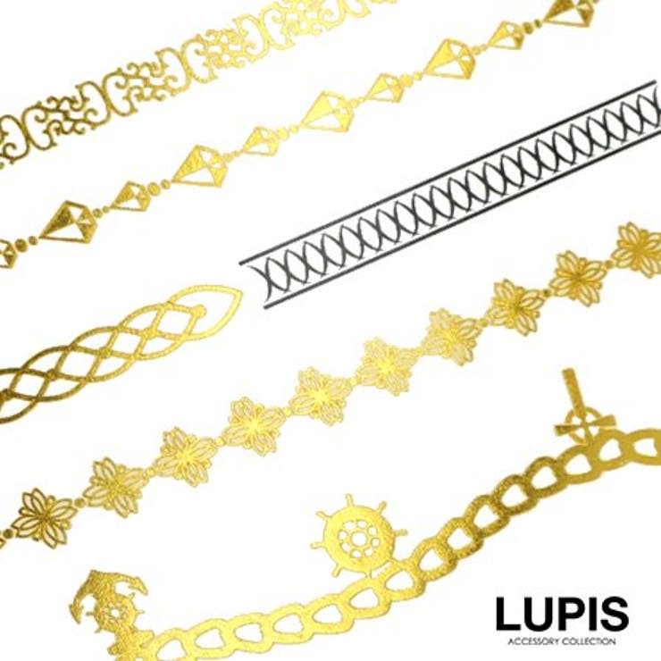 ゴールドフラッシュタトゥーシール  | LUPIS | 詳細画像2 