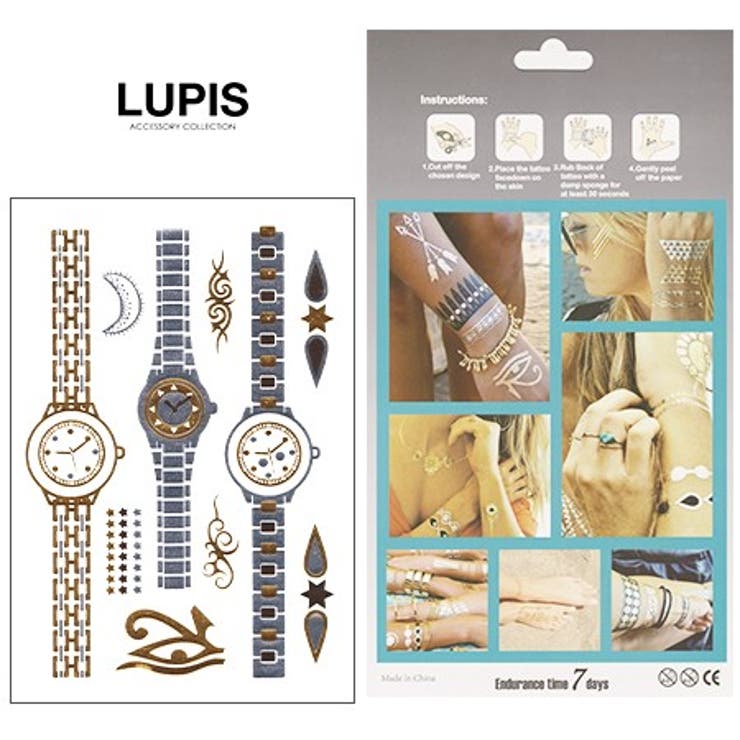 ウォッチメタリックタトゥーシール | LUPIS | 詳細画像3 
