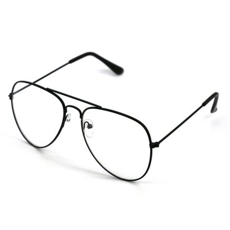 メタルフレームティアドロップ伊達メガネ【大きめ】 | LUPIS | 詳細画像7 