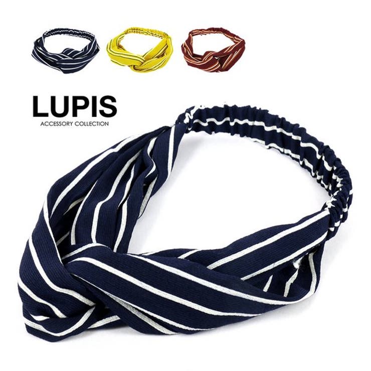 ストライプツイストカチューム 【ヘアアクセサリー 髪飾り | LUPIS | 詳細画像1 