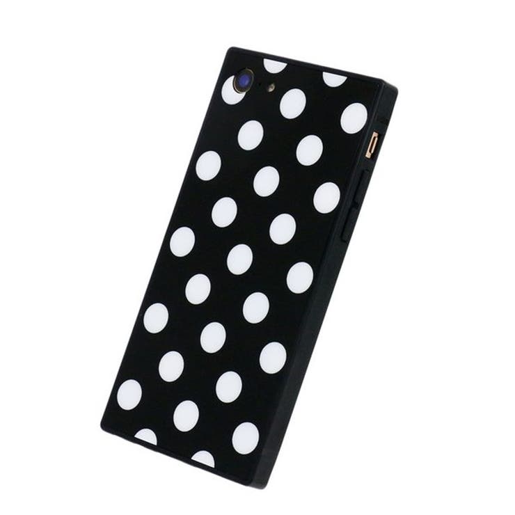 ブラック | モノトーンドットiPhone用ケース | LUPIS