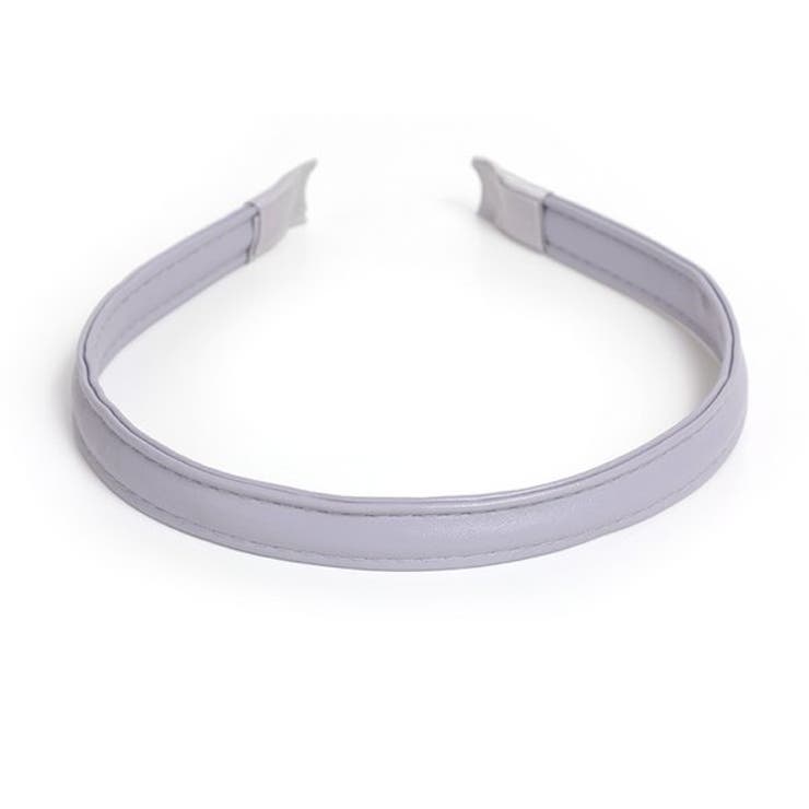 グレー | レザー調カチューシャ【ヘアアクセサリー】 | LUPIS