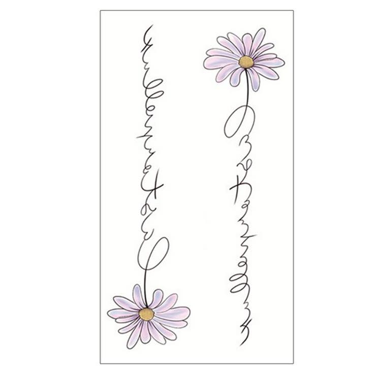 フラワー×英字タトゥーシール  | LUPIS | 詳細画像4 