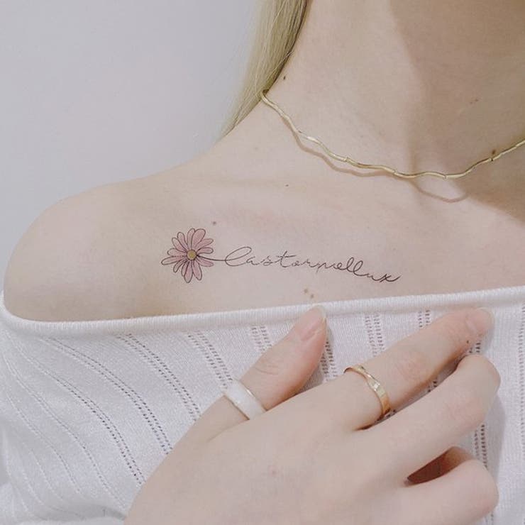 フラワー×英字タトゥーシール  | LUPIS | 詳細画像6 