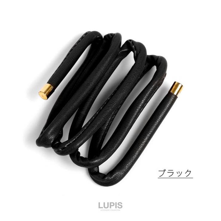 レザー調ワイヤーポニー【針金入り 巻きつけるだけ ヘアアクセサリー】 | LUPIS | 詳細画像5 