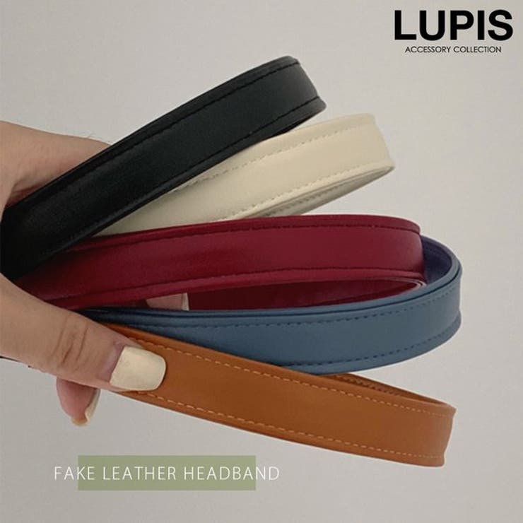 レザー調カチューシャ【ヘアアクセサリー】 | LUPIS | 詳細画像1 