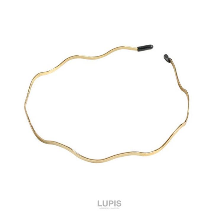 シンプルメタルウェーブカチューシャ  | LUPIS | 詳細画像4 
