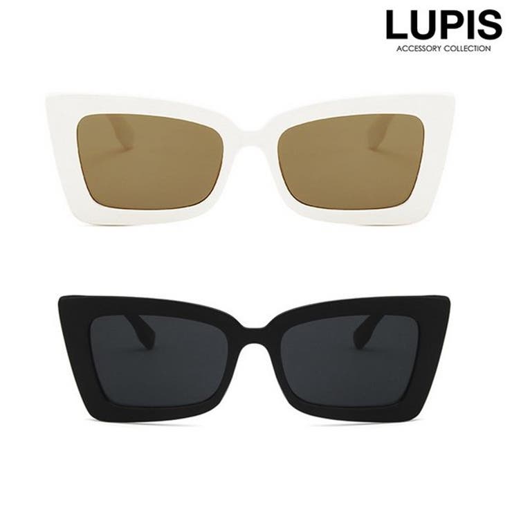 モノトーンスクエアフォックスサングラス | LUPIS | 詳細画像1 