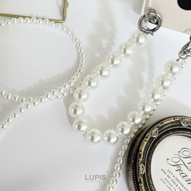 パールストラップドット柄iPhoneケース≪iPhone13≫  | LUPIS | 詳細画像4 