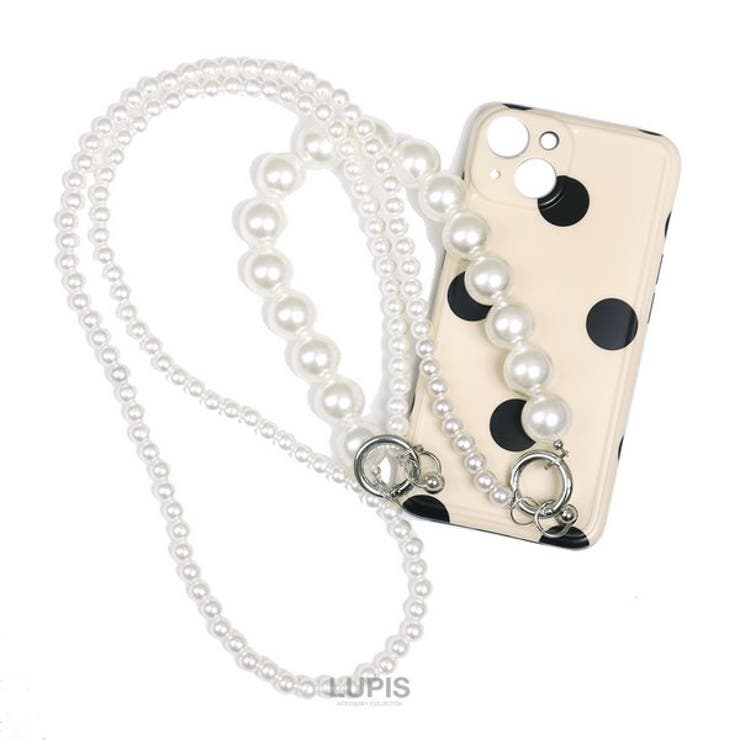 パールストラップドット柄iPhoneケース≪iPhone13≫  | LUPIS | 詳細画像6 