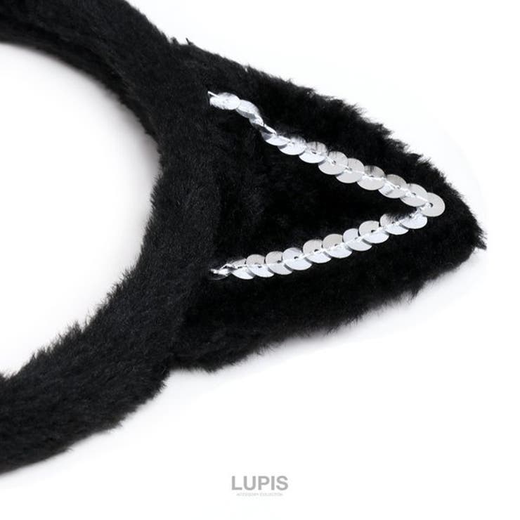 猫耳カチューシャ仮装セット【カチューシャ・蝶ネクタイ・しっぽ】 | LUPIS | 詳細画像6 