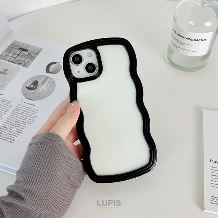 ウェーブラインクリアiPhoneケース【iPhone14・iPhone15】 | LUPIS | 詳細画像2 