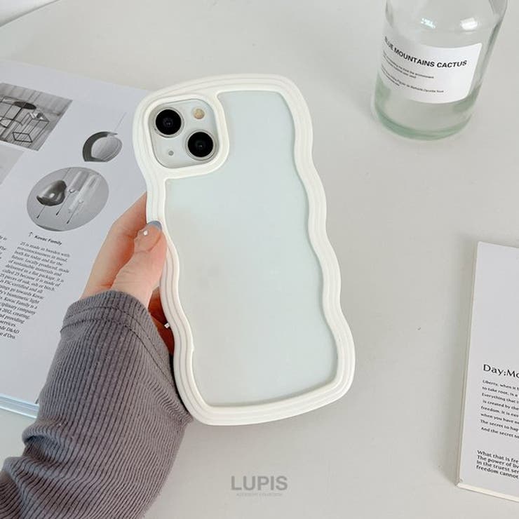 ウェーブラインクリアiPhoneケース【iPhone14・iPhone15】 | LUPIS | 詳細画像3 