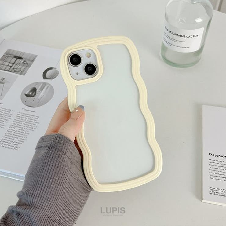 ウェーブラインクリアiPhoneケース【iPhone14・iPhone15】 | LUPIS | 詳細画像4 