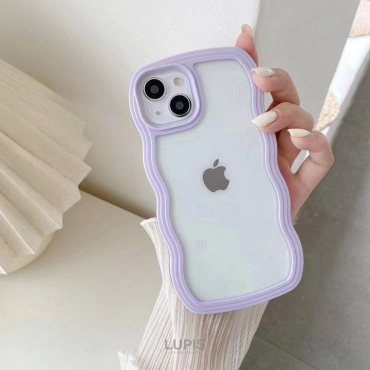 ウェーブラインクリアiPhoneケース【iPhone14・iPhone15】 | LUPIS | 詳細画像5 