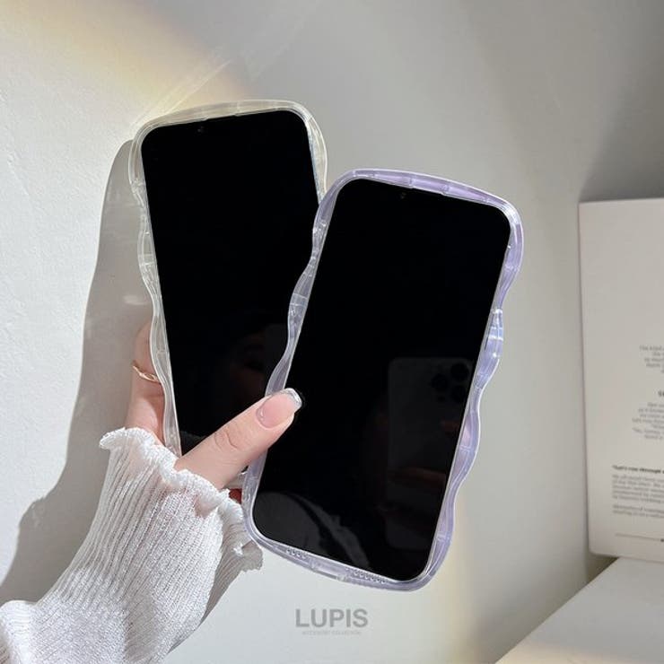 ウェーブラインクリアiPhoneケース【iPhone14・iPhone15】 | LUPIS | 詳細画像7 