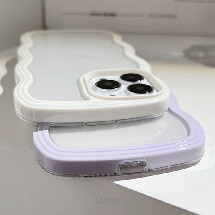 ウェーブラインクリアiPhoneケース【iPhone14・iPhone15】 | LUPIS | 詳細画像8 