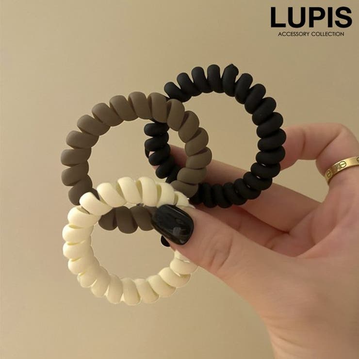 ≪1個入り≫ベーシックスプリングヘアゴム【ヘアアクセサリー】 | LUPIS | 詳細画像1 