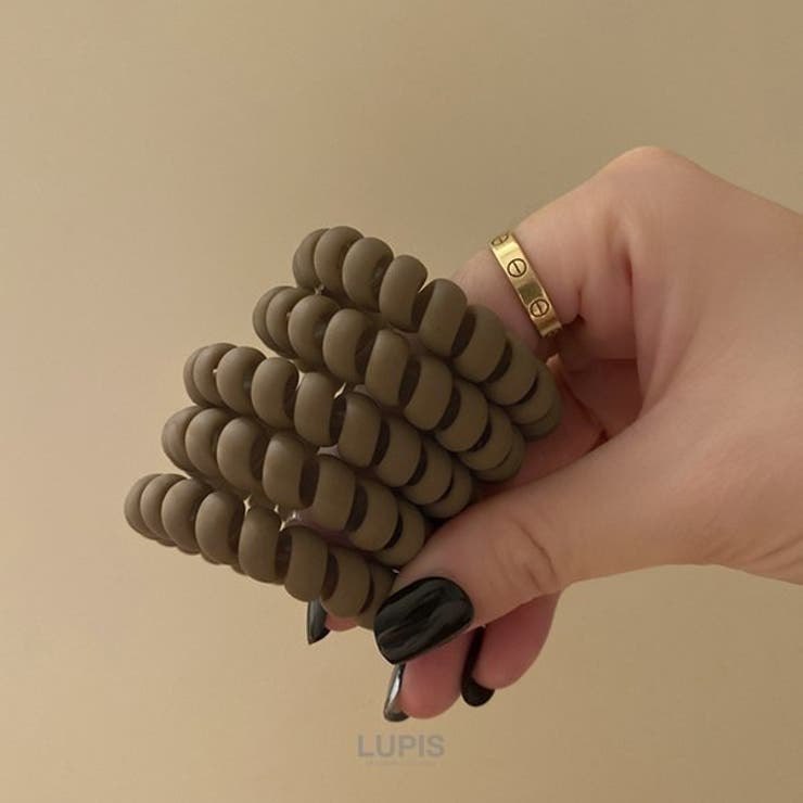 ≪1個入り≫ベーシックスプリングヘアゴム【ヘアアクセサリー】 | LUPIS | 詳細画像2 