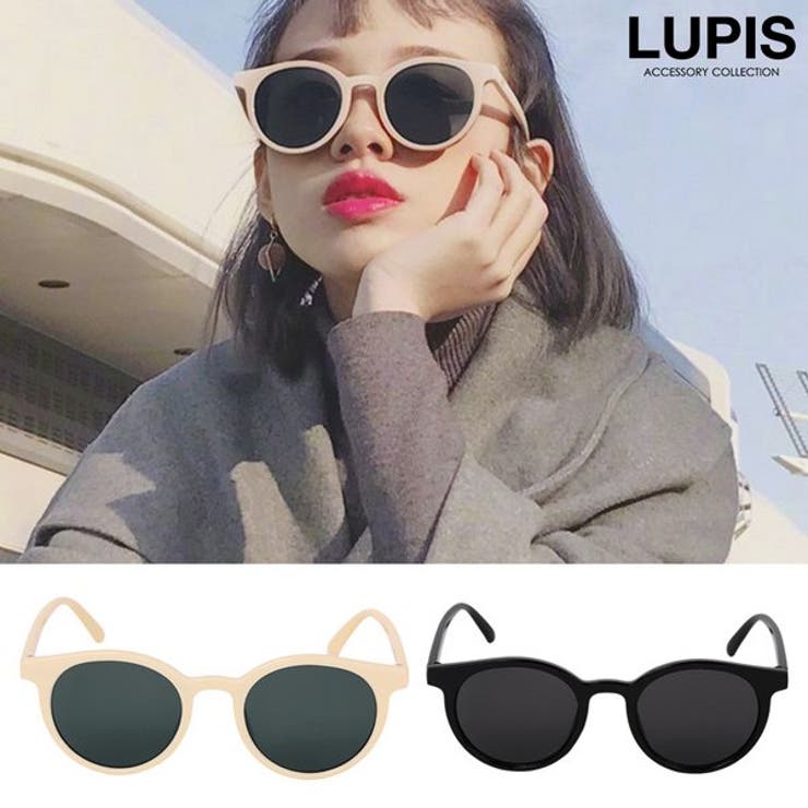 ブラックレンズボストンサングラス | LUPIS | 詳細画像1 