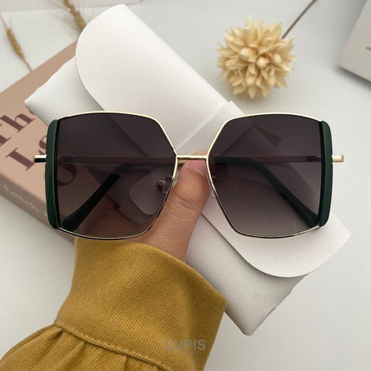 サイドラインオーバーサイズサングラス【大きめ】 | LUPIS | 詳細画像5 