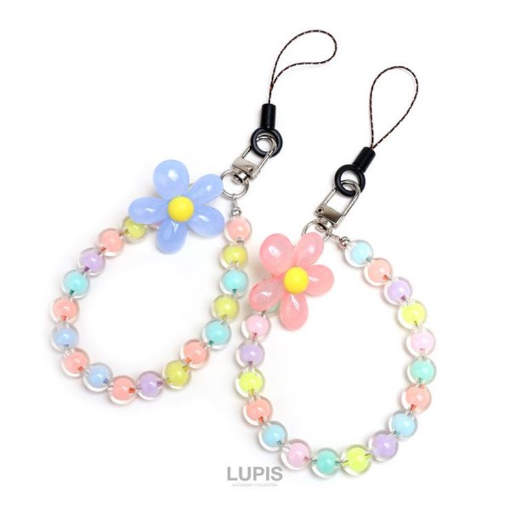 ビーズフラワースマホストラップ | LUPIS | 詳細画像2 