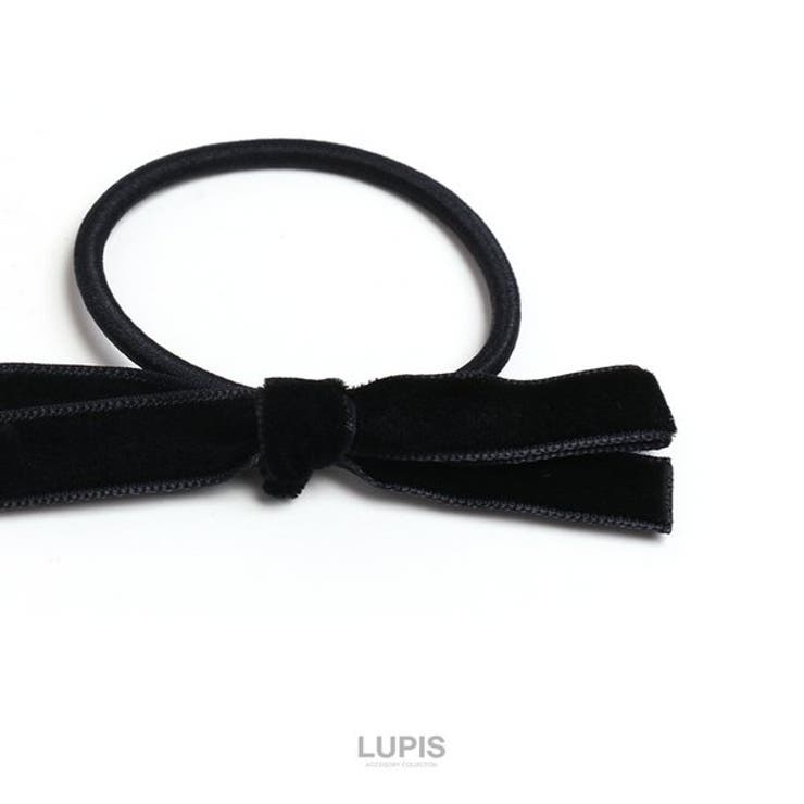 ≪1個入り≫ベロアリボンヘアゴム | LUPIS | 詳細画像2 