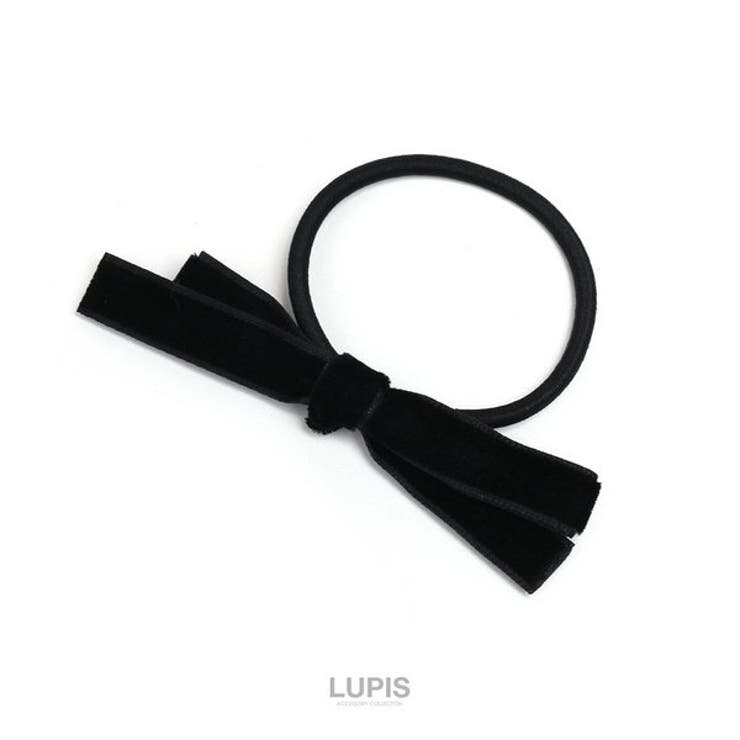 ≪1個入り≫ベロアリボンヘアゴム | LUPIS | 詳細画像3 