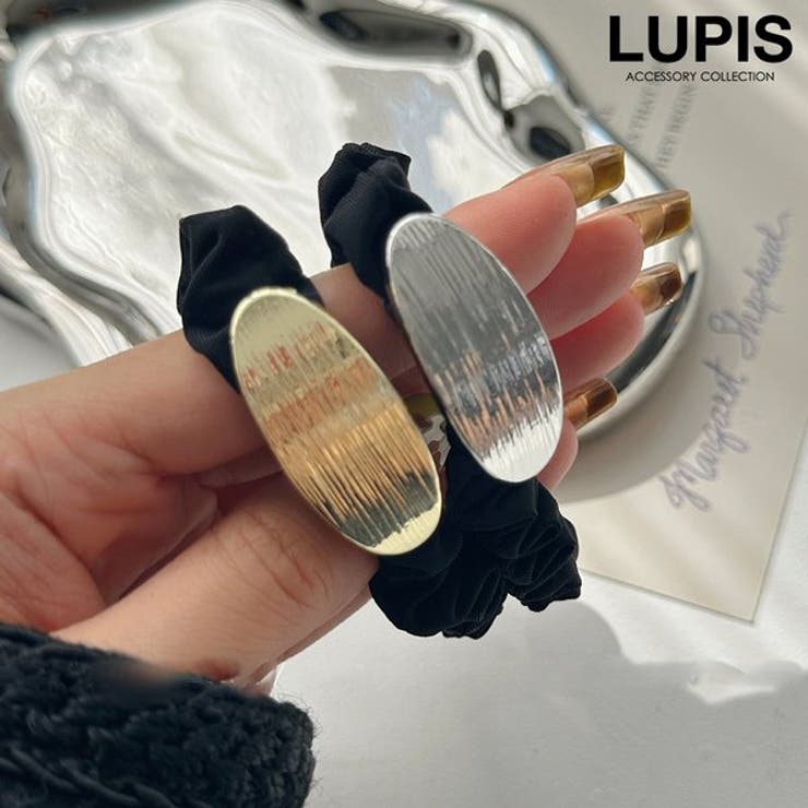 オーバルメタルプレートヘアゴム | LUPIS | 詳細画像1 