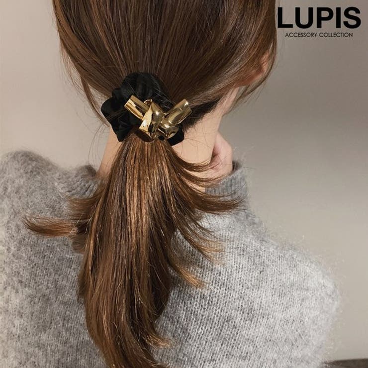 ノットメタルシュシュヘアゴム | LUPIS | 詳細画像1 