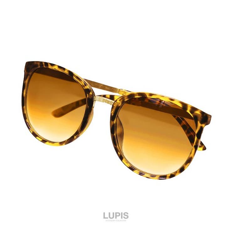 ゴールドシェブロンボストンサングラス 【プチプラ 大きめ | LUPIS | 詳細画像6 