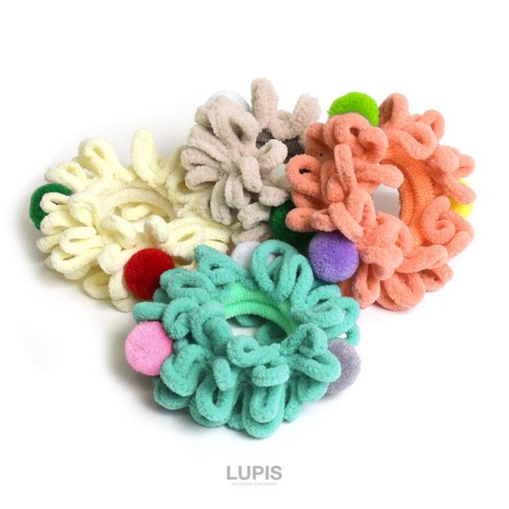 もこもこファンシーヘアゴム【ヘアアクセサリー】 | LUPIS | 詳細画像2 