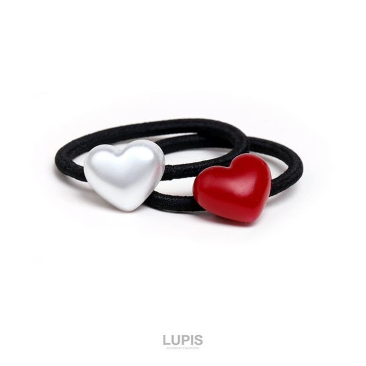 ハートヘアゴム[品番：LPSA0005746]｜LUPIS（ルピス）のレディース