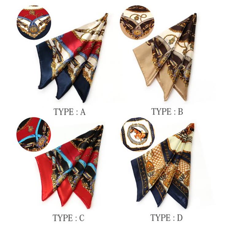 バンダナスカーフ【スカーフ バンダナスカーフ バッグスカーフ | LUPIS | 詳細画像4 