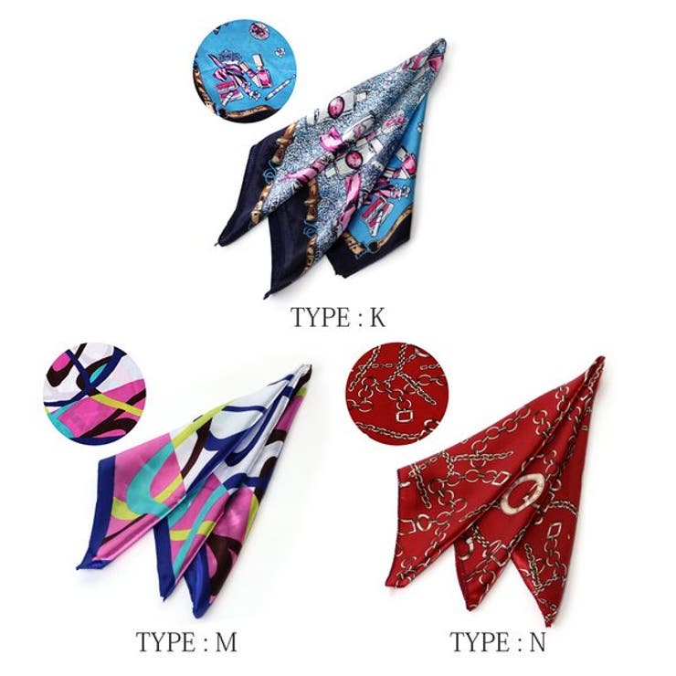 バンダナスカーフ【スカーフ バンダナスカーフ バッグスカーフ | LUPIS | 詳細画像6 