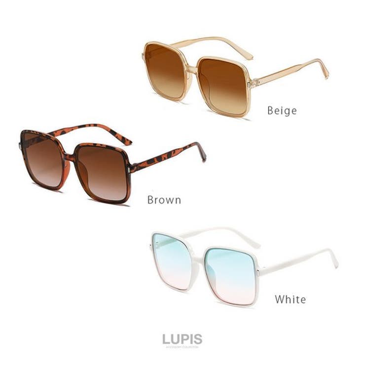 ラウンドスクエアサングラス【大きめ】 | LUPIS | 詳細画像5 