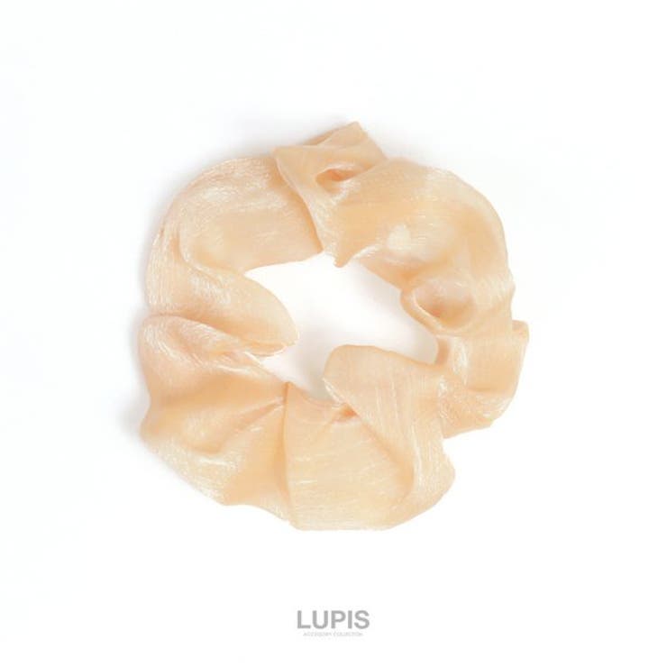 ベージュ | マットサテンシュシュ 【ヘアアクセサリー アクセサリー | LUPIS