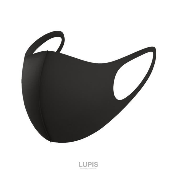 ブラック | 【11色展開】洗える3D血色マスク ファッションマスク | LUPIS