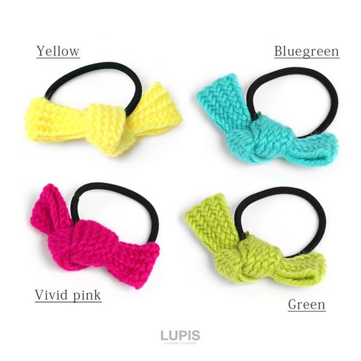 ニット編みリボンヘアゴム 【ヘアアクセサリー ヘアゴム | LUPIS | 詳細画像4 