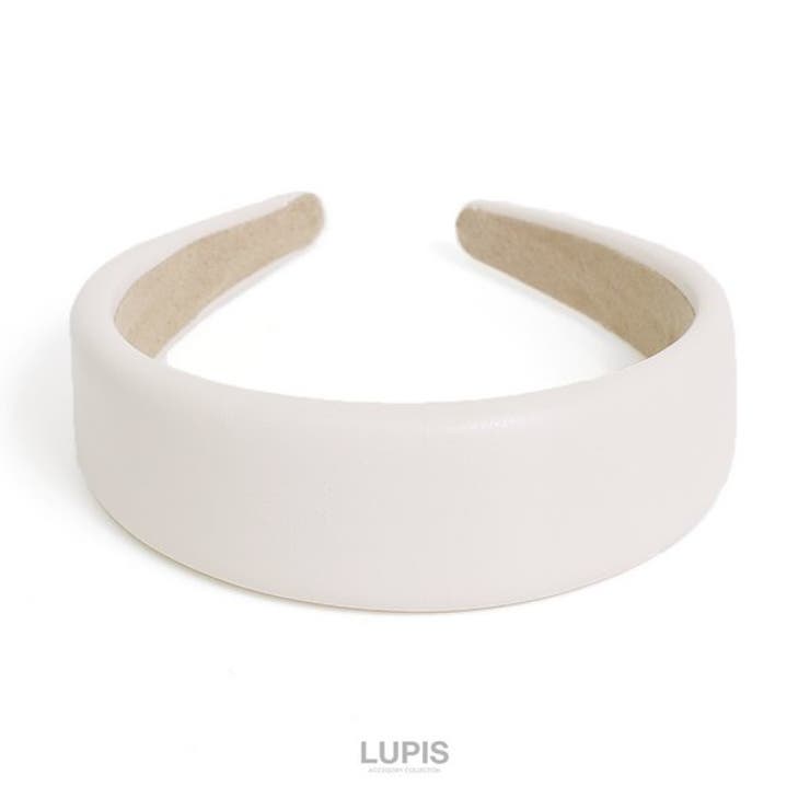 フェイクレザーワイドカチューシャ【カチューシャ ワイド 幅広 | LUPIS | 詳細画像2 