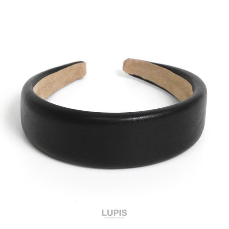 フェイクレザーワイドカチューシャ【カチューシャ ワイド 幅広 | LUPIS | 詳細画像3 