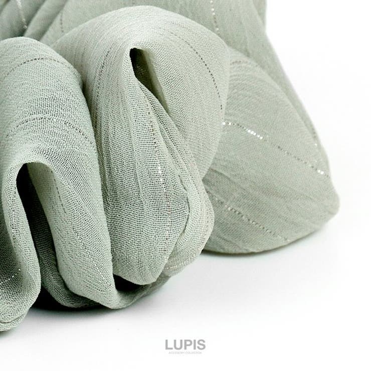 メタルラインシフォンシュシュ 【プチプラ ヘアゴム | LUPIS | 詳細画像8 