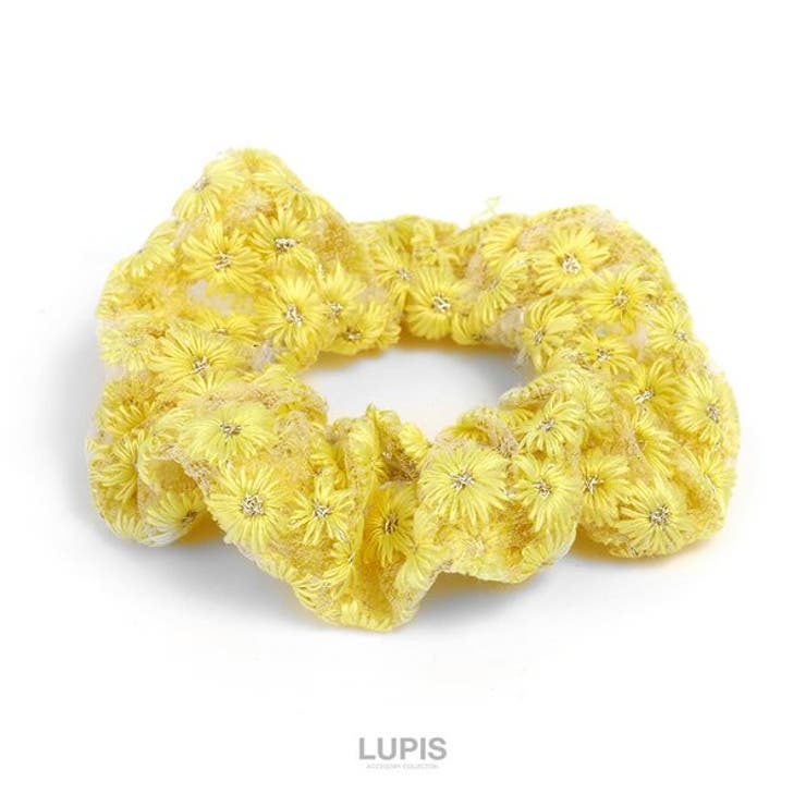 刺繍フラワーシュシュ  | LUPIS | 詳細画像5 