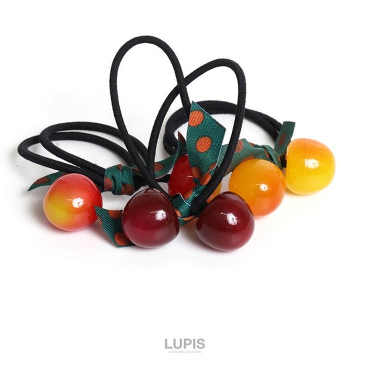 さくらんぼヘアゴム 【プチプラ 2連 | LUPIS | 詳細画像2 