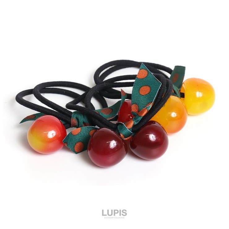 さくらんぼヘアゴム 【プチプラ 2連 | LUPIS | 詳細画像7 