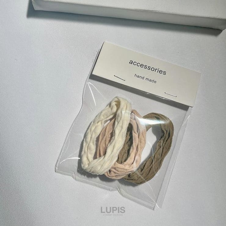 ウェーブラインジャージヘアゴムセット【3本セット】 | LUPIS | 詳細画像5 
