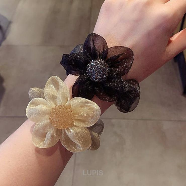 オーガンジーフラワーシュシュ | LUPIS | 詳細画像7 